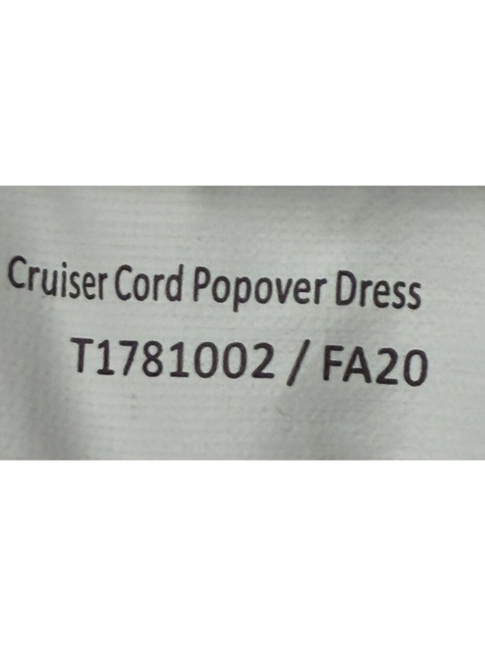 Toad&Co Cruiser Corduroy Popover Dress Houndstooth Brown LS organic Size M Gorpc - Picture 5 of 9